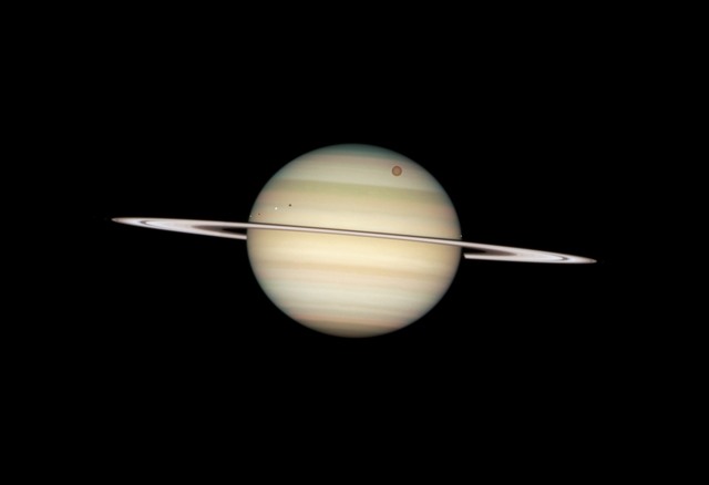 This image has an empty alt attribute; its file name is 0124-0906-2509-2512_hubble_space_telescope_image_of_saturn_rings_and_four_moons_m-1.jpg